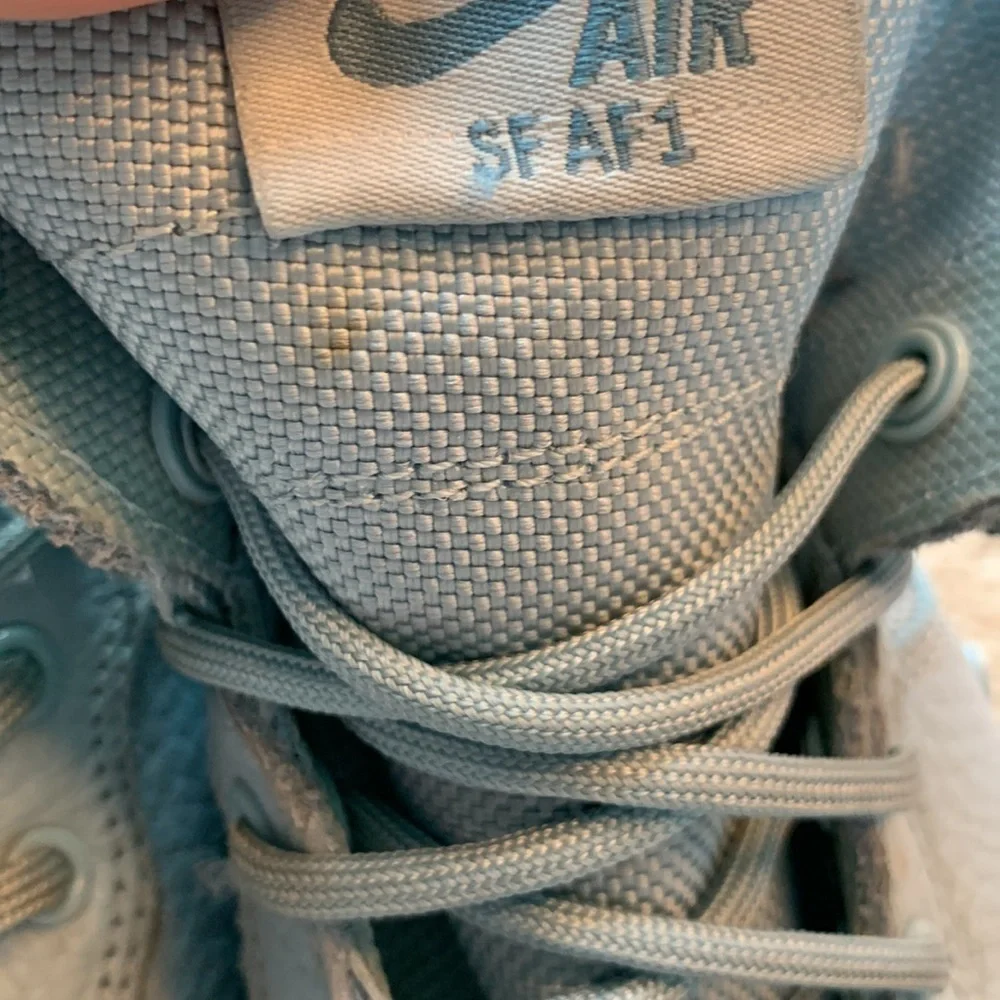 Nike | Nike SF AF1 Mid Sneakers | Nike SF Air Force 1 sneakers baby blue 5Y